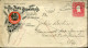 X0322 U.s.a. Stationery Cover Circuled 1904 From Denver To Yellowstone,The Ph.Zang Brewing Co. Denver - Bières