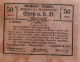 50 HELLER 1920 Stadt WACHAU Niedrigeren Österreich Notgeld Banknote #PF287 - [11] Local Banknote Issues