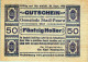 50 HELLER 1920 Stadt STADL-PAURA Oberösterreich Österreich Notgeld Papiergeld Banknote #PG771 - Lokale Ausgaben