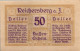 50 HELLER 1920 Stadt REICHERSBERG Oberösterreich Österreich Notgeld #PD953 - [11] Emissions Locales