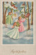 ANGE NOËL Vintage Carte Postale CPSMPF #PAG839.FR - Anges