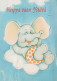 ÉLÉPHANT Animaux Vintage Carte Postale CPSM #PBS748.FR - Elephants