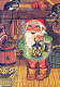 PÈRE NOËL Bonne Année Noël Vintage Carte Postale CPSM #PBL134.FR - Santa Claus