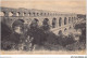 AFPP1-30-0007 - Vue Orientale Du Pont Du Gard Prise A Mi-cote De La Falaise Rocheuse Qui Surplombe La Grotte Salpetriere - Nîmes