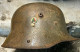WW1 German M,16 Steel Helmet - (Mod.1916 Stahlhelm) - Afghan Used - Size ET 64 - Casques & Coiffures
