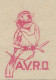 Meter Cover Netherlands 1930 Bird - Finch - Eavesdropper - AVRO - Other & Unclassified