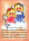 ÁNGEL Navidad Vintage Tarjeta Postal CPSM #PBP312.ES - Angels