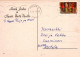PAPÁ NOEL Feliz Año Navidad Vintage Tarjeta Postal CPSM #PBL133.ES - Santa Claus