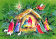 Virgen María Virgen Niño JESÚS Navidad Religión Vintage Tarjeta Postal CPSM #PBB991.ES - Vierge Marie & Madones