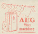 Meter Cut Netherlands 1960 Washing Machine - AEG - Unclassified