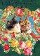 GATTO KITTY Animale Vintage Cartolina CPSM #PAM573.IT - Chats