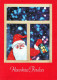 BABBO NATALE Natale Vintage Cartolina CPSM #PAK183.IT - Santa Claus