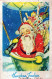 WEIHNACHTSMANN SANTA CLAUS Neujahr Weihnachten Vintage Ansichtskarte Postkarte CPSMPF #PKG303.DE - Santa Claus