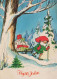 Buon Anno Natale GNOME Vintage Cartolina CPSM #PBM159.IT - New Year