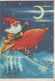 Buon Anno Natale GNOME Vintage Cartolina CPSM #PBL721.IT - Nouvel An
