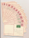 Briefkaart G. 285 Compete Set / Bijfrankering Groningen 1946 - Entiers Postaux