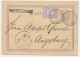 Briefkaart G. 12 / Bijfrankering Amsterdam - Duitsland 1879 - Entiers Postaux