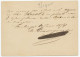 Naamstempel Woubrugge 1874 - Briefe U. Dokumente