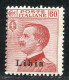 REF094 > LIBIA ITALIA < Yv N° 21 * -- Neuf Dos Visible -- MH * -- LIBYE Italie - Libyen