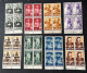 (T2) Portuguese India - 1946 Historic People VIP In Block Of 4 - MNH - Inde Portugaise