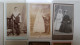 Delcampe - LOT 7  PHOTOS  CDV  COMMUNIANTES ET  COMMUNIANTS  + 3 CARTES PHOTOS - Oud (voor 1900)