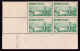 France N° 301 Bloc De 4 Coin Daté  23.1.35 Neufs ** Signés Calves - TB Qualité - Cote 425 Euros - 1930-1939
