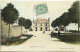 C. P. A. Couleur : 28 :JANVILLE : La Gare, Animé , Timbre En 1905 - Other & Unclassified
