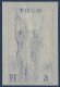TOGO Type H PILAGE DU MIL 1941 N°183** 3c Essai Non Dentelé Avec Gomme + Impression Détruite Rare ! - Autres & Non Classés