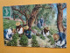 COTE D'AZUR -- Lot De 5 Cartes Différentes - Cueillette Des Violettes (2) - Jonquilles - Tubéreuses - Niçoise En Costume - Cultures