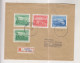 YUGOSLAVIA,1949 ZAGREB Registered   Cover Ttrain - Briefe U. Dokumente