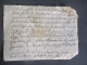 MANUSCRIT 1762 CACHET GENERALITE MONTPELLIER  A DECHIFFRER - Historical Documents