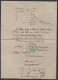 L'ALLEMAND ROMBACH - LE FRANC - ALSACE - CANTON DE SAINTE MARIE AUX MINES / 1916 FISCAL SUR DOCUMENT  (ref 7536) - Covers & Documents