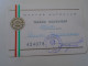 D203063   Lot Of 9 Membership Cards  Hungary  Magyar Autóklub -Hungarian Automobile Club -some With Stamps 1968-75 - Lidmaatschapskaarten