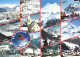 MONTAFON, VORARLBERG, MULTIPLE VIEWS, SKI RESORT, MOUNTAIN, ARCHITECTURE, CHURCH,  AUSTRIA, POSTCARD - Autres & Non Classés