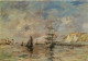 Art - Peinture - Eugène Boudin - Trois-mats Et Barques A L'entrée D'un Port Normand - Bateaux - CPM - Carte Neuve - Voir - Peintures & Tableaux
