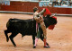 Corrida - Manuel Benitez El Cordobès - Pase De Pecho Con La Izquierda - El Cordobès Réalise Un Passage De Poitrine à Mai - Stierkampf