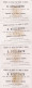 8 Oude Chromo's; Anno 1900,  VÊTEMENTS SUR MESURE R. GUILLEMYN , GAND, GENT, IMPERMEABLES HUNT LONDON - Sonstige & Ohne Zuordnung