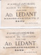 Delcampe - 6 Oude Chromo's; Anno 1900,  A LA BELLE JARDINIERE, GAND, GENT, - Autres & Non Classés