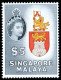 SINGAPUR. * 28/42. Bonita. Cat. 135 €. - Singapour (...-1959)