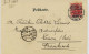 2473 - Haut Rhin - MULHOUSE  :  HOTEL DES POSTES - HAUPTPOST   Circulée 1902 - Mulhouse