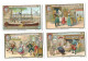 S 674, Liebig 6 Cards, Scènes Hollandaises  (small Damage At 2 Cards), (ref B16) - Liebig