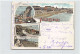 England - FOLKESTONE - Year 1897 - LITHO - Small Size Forerunner Postcard - Publ. G. Blümlein & Co. - Folkestone