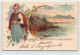 Greece - CORFU - The Citadel - Local Costume - STAMPED POSTCARD - Publ. A; Fabrougia 1229 - Grèce