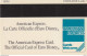 FRANCE - EuroDisney/Santa Fe(reverse American Express)(black Strip), Hotel Keycard, 07/93, Used - Hotel Keycards