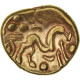 Monnaie, Ambiens, Statère, 60-50 AC, TTB+, Or, Delestrée:242 Var - Celtic