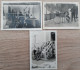 40 HOSSEGOR LOT DE 3 PHOTOS SEPTEMBRE 1929 ORCHESTRE GROUPE MUSICAL FETE 6 X 8.5 CM - Hossegor