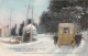 Arrivée Au GRAND BOIS (Ardèche) - Transports Automobile / Autobus D'Annonay à St-Etienne Sous La Neige - Tirage Couleurs - Autres & Non Classés