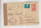 YUGOSLAVIA,1950 ZAGREB Censored Postal Stationery Cover To Austria - Cartas & Documentos
