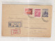 YUGOSLAVIA,1950 BEOGRAD Registered Priority  Postal Stationery Cover - Lettres & Documents