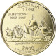Monnaie, États-Unis, Virginia, Quarter, 2000, U.S. Mint, Philadelphie, Golden - 1999-2009: State Quarters